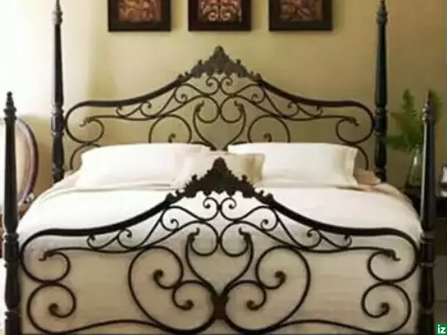 6*6 Metallic  and wooden beds